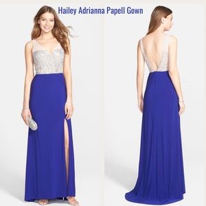 Hailey Adrianna Papell Beaded Gown